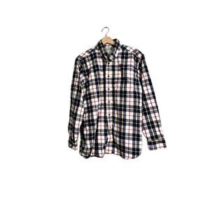 L.L. Bean Plaid Flannel Button Down Medium